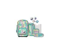 ergobag Set zaino ergonomico Magic BubbleBear – flessibile, 6 pezzi, per prima elementare – Mint