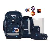 ergobag set zaino scolastico pack set | Zaino scolastico ergonomico, collezione precedente, flessibile, set da 6 pezzi, per la prima ella scuola primaria