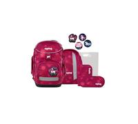 ergobag set zaino scolastico pack set | Zaino scolastico ergonomico, set flessibile da 6 pezzi per la prima ella scuola primaria, per bambine e bambini