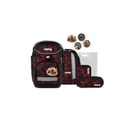 Ergobag Set borse da viaggio 6 pz. Pack UnaufhaltBär – set velcro rosso incluso