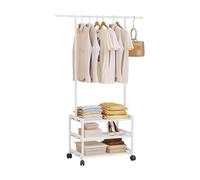 Ergocar Appendiabiti da stoccaggio – Gancio metallico, rack multistrato 360° – per camera e soggiorno