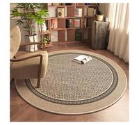 Ergocar Bomisian Style Round Carpet Retro Carpet Ultra-Sottile Morbido Antiscivolo Lavabile Adatto Per Camera Da Letto, Ingresso, Sala Da Pranzo, Dormitorio Per Famiglie