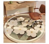 Ergocar Bomisian Style Round Carpet Retro Carpet Ultra-Sottile Morbido Antiscivolo Lavabile Adatto Per Camera Da Letto, Ingresso, Sala Da Pranzo, Dormitorio Per Famiglie