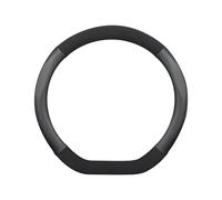 Ergocar Coperchio Del Volante, Coperchio Del Volante In Pelle Di Tipo D, Anti-Slittamento e Morbido, 38 Cm/15 Pollici