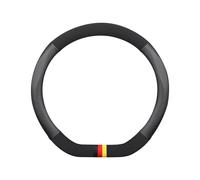 Ergocar Coperchio Del Volante, Coperchio Del Volante In Pelle Di Tipo D, Anti-Slittamento e Morbido, 38 Cm/15 Pollici