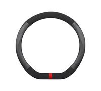 Ergocar Coperchio Del Volante, Coperchio Del Volante In Pelle Di Tipo D, Anti-Slittamento e Morbido, 38 Cm/15 Pollici