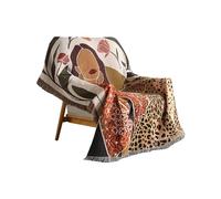 Ergocar Coperta Bohémien, Sottile e Confortevole a Maglia Con Nappe, Plaid Divano Super Morbida, Decorativo Per Letto, Casa, Ufficio, Viaggi, Poltrona o Divano