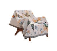 Ergocar Coperta Bohémien, Sottile e Confortevole Coperta a Maglia con Nappe, Plaid Divano Super Morbida, Coperta Decorativo Per Letto, Casa, Ufficio, Viaggi, Poltrona o Divano