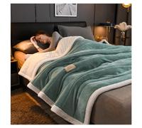 Ergocar Coperta, Coperta Pile Doppio Strato Vello, Coperta Fluffy di Alta Qualità, Coperta da Divano in Pile Caldo Morbida, Plaid Coperta Pile di Flanella per Letto, Divano e Sedie