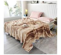 Ergocar Coperta In Pelliccia Artificiale, Coperta Invernale, Caldo Peluche Spesso a Doppia Faccia, Grande Coperta, Peluche Confortevole e Traspirante, Adatta Per Divani, Letti, Viaggi