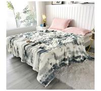 Ergocar Coperta In Pelliccia Artificiale, Coperta Invernale, Caldo Peluche Spesso a Doppia Faccia, Grande Coperta, Peluche Confortevole e Traspirante, Adatta Per Divani, Letti, Viaggi