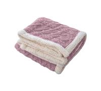 Ergocar Coperta Sherpa, Coperta Pile Doppio Strato Vello, Coperta in Pile di Flanella, Coperta da Divano in Pile Caldo Morbida, per Letto, Divano e Sedie, Facile da Curare