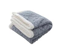 Ergocar Coperta Sherpa, Coperta Pile Doppio Strato Vello, Coperta in Pile di Flanella, Coperta da Divano in Pile Caldo Morbida, per Letto, Divano e Sedie, Facile da Curare