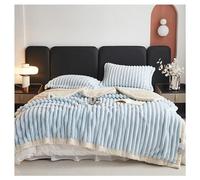 Ergocar Coperta, Spessa e Calda Coperta in Pelliccia di Coniglio Finta, Reversibile Coperta Soffice e Accogliente, Coperta da Divano Morbida, Coperta Decorativa, per Divano, Letto, Viaggi