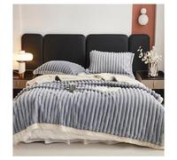 Ergocar Coperta, Spessa e Calda Coperta in Pelliccia di Coniglio Finta, Reversibile Coperta Soffice e Accogliente, Coperta da Divano Morbida, Coperta Decorativa, per Divano, Letto, Viaggi