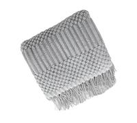 Ergocar Coperte, Coperta a Maglia con Frange, Coperta a Maglia Sfrangiata Tinta Unita, Caldo Morbida Coperte Invernali per Letto, Divano e Sedie, per Decorazione del Soggiorno