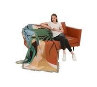 Ergocar coperto in jacquard, soffice nappa, sottile e confortevole, viaggio morbido e caldo, per camera da letto, soggiorno, ufficio