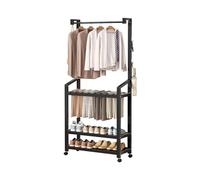 Ergocar è Un Appendiabiti Multifunzionale, Una Scarpiera E Un Contenitore Multistrato, Può essere spostato e stabilizzato a 360° ed è adatto per il posizionamento in soggiorno, balcone e veranda.