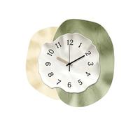 Ergocar Horloge Murale En Céramique Cristalline Objet Décoration d'Intérieur Moderne Et Artistique Silencieuse Sans Tic-Tac Idéale Pour La Chambre, La Cuisine Ou Le Bureau