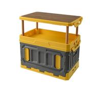 Ergocar La Scatola Di Stoccaggio Pieghevole, Interno ed Esterna, Con Porte e Capacità Elevata