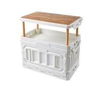 Ergocar La Scatola Di Stoccaggio Pieghevole, Interno ed Esterna, Con Porte e Grande Capacità