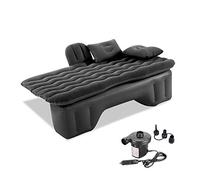 Ergocar Materassino Gonfiabile Floccaggio Materasso Letto per Auto con Pompa per Il Campeggio, Escursionismo, Piscina, Spiaggia, Viaggiare (Nero)