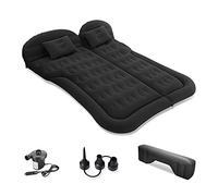 Ergocar Materassino Gonfiabile SUV MPV Floccaggio Materasso Letto per Auto con Pompa per Il Campeggio, Escursionismo, Piscina, Spiaggia, Viaggiare (Nero)