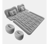 Ergocar Materasso Gonfiabile Auto Da Viaggio In Campeggio Impermeabile Cuscino Incorporato Universale Con Pompa Di Ricarica Per Campeggio, Escursioni, Piscina, Spiaggia, Viaggio, Interno