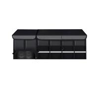 Ergocar Organizer Auto In Tessuto Oxford Spesso, Grande Capacità, Impermeabile,Rimovibile Divisorio Mobile,Design Pieghevole, Adatto Per Auto/Suv/Camion