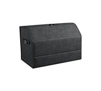 Ergocar Organizer Bagagliaio Auto, Pelle Scamosciata Sintetica Organizer per Bagagliaio per Auto, Fondo Antiscivolo, Organizer per Baule Auto Pieghevole con Manico, Apertura a 180°