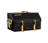 Ergocar Organizer per auto pieghevole multi scomparto con partizione rimovibile, fondo antiscivolo, impermeabile, durevole, multiuso, per tenere in ordine il bagagliaio dell'auto