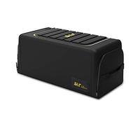 Ergocar Organizzatore per Auto Oxford Bagagliaio Multifunzionale Auto Organizer con Multi Tasca Organizzatore di Immagazzinaggio per SUV/Auto/Camion (Nero, 60L Nessuna Tasca Laterale)