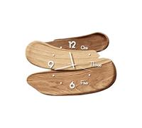 Ergocar Orologio Da Parete In Stile Art Déco Moderno Alimentato a Batteria Con Movimento Silenzioso In Ceramica Cristallina Forma Irregolare Ideale Per Decorare Cucine Camere Letto Soggiorni 35×50 Cm