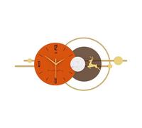 Ergocar Orologio Dda Parete Metallo Ssemplice, Orologio Da Parete In Metallo Moderno Senza Tick E silenzioso, Adatto Per Decorare Soggiorno, Ingressi, Cucine, Camere Da Letto E Uffici