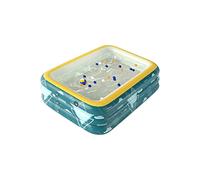 Ergocar Piscina Gonfiabile, Piscine Familiari per Bambini e Adulti, Piscine Gonfiabili Rettangolare, Piscina Gonfiabile per all'aperto, Giardino, Cortile, Facile da Gonfiare