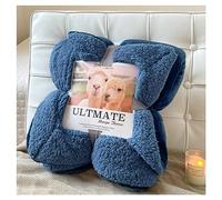 Ergocar Sherpa Coperte, Coperta in Vello di Latte Leggera e Morbida, Coperta Pile Doppio Strato Vello Super Morbido, Coperta da Divano in Leggera, per Letto, Divano e Sedie