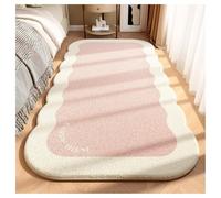 Ergocar Tappeto Da Camera Da Letto, Artificiale Tappeto Soffice Comodino Peluche Decorazioni Per La Casa Floreale Adatto Per Bagno, Cucina, Camera Da Letto, Decorazione Per La Casa