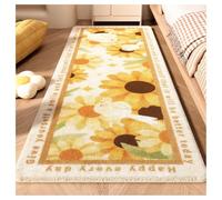 Ergocar Tappeto Da Camera Da Letto, Artificiale Tappeto Soffice Comodino Peluche Decorazioni Per La Casa Floreale Adatto Per Bagno, Cucina, Camera Da Letto, Decorazione Per La Casa