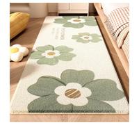 Ergocar Tappeto Da Camera Da Letto, Artificiale Tappeto Soffice Comodino Peluche Decorazioni Per La Casa Floreale Adatto Per Bagno, Cucina, Camera Da Letto, Decorazione Per La Casa