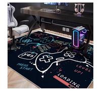 Ergocar Tappeto Da Gioco Colorato a Pelo Corto Antiscivolo Resistente Alle Macchie, Dai Colori Resistenti, Morbido Al Tatto Assorbente Ideal Per Aree Gioco Adolescenti, Decorazione Di Sale Giochi