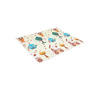 Ergocar Tappeto per Bambini, XPE Tappetino da Gioco Pieghevole, Tappeto Gioco Neonato con Motivo Animale, Impermeabile e Reversibile Tappeto per Camera per Bambini