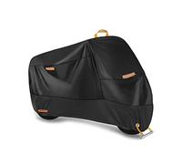 Ergocar Telo Coprimoto telo Moto Impermeabile Elasticizzato Antipolvere Anti UV 300D Copertura Protettiva UV in Poliestere, L (86.6" x 37.4" x 43.3")