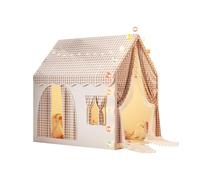 Ergocar Tenda Per Bambini Da Interno Ed Esterno Con Doppia Porta Castello Luce Colorata Bandiera Nuvola Stella Adatta a Bambini Piccoli Ragazzi e Ragazze