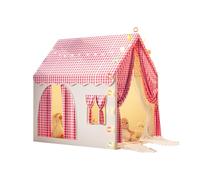 Ergocar Tenda Per Bambini Da Interno Ed Esterno Con Doppia Porta Castello Luce Colorata Bandiera Nuvola Stella Adatta a Bambini Piccoli Ragazzi e Ragazze