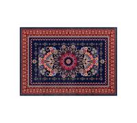 Ergocar Vintage Floral Carpet Lavabile Cucina Moquette Moquette Ingresso Moquette Orientale Bagno Non Tocco Tappetini Ultra-Sottili Perfetti Per Soggiorno, Camera Da Letto, Camera Per Bambini