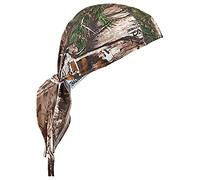 Ergodyne Chill-Its 6615 High-Performance Bandana Do Rag-Terry Cloth Sweatband Spugna ad Alte Prestazioni-Cravatta, Realtree Camo, Taglia Unica Uomo