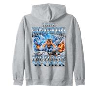 Ergofobia Fear of Work Funny Anti-Work Stress Design Felpa con Cappuccio