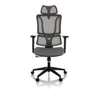 ERGOMY | Tessuto / Rete | Struttura: Nero - Sedia Home Office Grigio