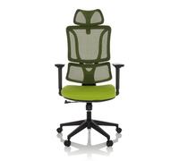 ERGOMY | Tessuto / Rete | Struttura: Nero - Sedia Home Office Verde