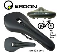 Ergon Bicicletta SM 10 Sport MEN S/M MTB Road XC Gravel Ergo Sport Sella Nero